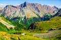 Mountain Goat Alone standing with Pride overlooking Mountain Wilderness Royalty Free Stock Photo