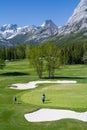 Mountain Golf Course Royalty Free Stock Photo
