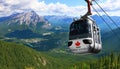 Mountain Gondola. Banff. Alberta. Canada Royalty Free Stock Photo