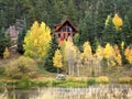 Mountain Hideaway in the Aspens Royalty Free Stock Photo