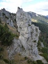 Mountain hiking tour to Sonnenberg mountain ridge, Bavaria, Germany Royalty Free Stock Photo