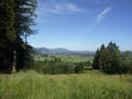 Mountain hiking tour to Tegelberg mountain, Bavaria, Germany