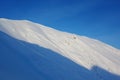 Mountain hiking trail from Hala Kondratowa to Kopa Kondracka and Giewont in winter, Zakopane, Tatry, Poland