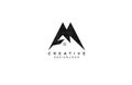 Mountain Home Logo Design Simple Modern