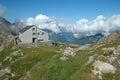 Mountain hostel nearby Grindelwald in Switzerland.