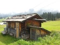 Mountain hut in Pana mountain Royalty Free Stock Photo