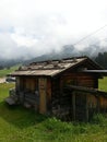 Mountain hut in Pana mountain Royalty Free Stock Photo