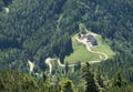 Mountain hut in planina Prevala in Karawanken mountains Royalty Free Stock Photo