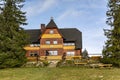 Mountain hut PTTK Polish Tourist and Sightseeing Society at Hala Rysianka, in the Zywiec Beskids