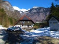 Mountain hut in Voje valley