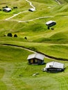 Mountain huts Royalty Free Stock Photo