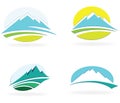 Mountain icons