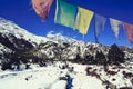 Mountain inspirational landscape, Annapurna range Nepal Royalty Free Stock Photo