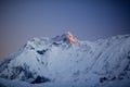 Mountain inspirational landscape, Annapurna range Nepal Royalty Free Stock Photo