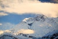 Mountain inspirational landscape, Annapurna range Nepal Royalty Free Stock Photo