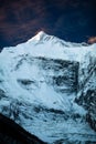 Mountain inspirational landscape, Annapurna range Nepal Royalty Free Stock Photo