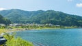 Mountain japan and bluesky