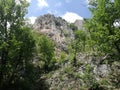 Mountain Jelica Cacak Serbia forest lanscape green slopes and elevations steep rocky edges