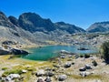 Mountain Jewel: Serenity in the California Backcountry Royalty Free Stock Photo