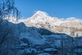 Mountain Kazbek Royalty Free Stock Photo