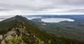 Mountain Kokshetau. view of the lake Borovoe Royalty Free Stock Photo