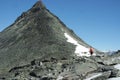 Mountain Kyrkja in Jotunheimen, Norway Royalty Free Stock Photo