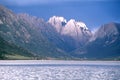 Mountain and lake Royalty Free Stock Photo