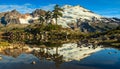 Mountain and lake