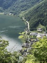 Mountain lake, Alpine massif, beautiful canyon in Austria. Alpine valley in summer, clear water. Royalty Free Stock Photo