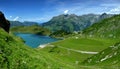 Mountain lake in Alps (Switzerland)