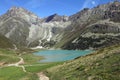 Mountain lake in apls, Austria