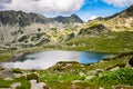 Mountain lake Bucura, in Retezat, Romania, Europe Royalty Free Stock Photo