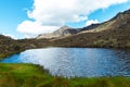 The mountain lake in Cajas National Park