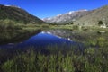 Mountain lake in California mountains