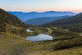 Mountain lake, Carpathians, Ukraine Royalty Free Stock Photo