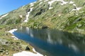 Mountain lake in Chamonix Royalty Free Stock Photo