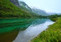 Mountain lake with clean water (Norway). Royalty Free Stock Photo