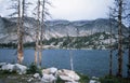 Lonely mountain lake in Colorado, USA Royalty Free Stock Photo