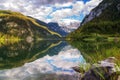 Mountain lake in Gosau, Alps, Austria Royalty Free Stock Photo