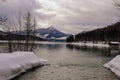 A Mountain on a Lake