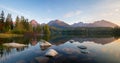 Mountain lake i Royalty Free Stock Photo