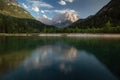 Mountain lake Jasna in summer