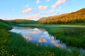 Mountain Lake. Katon-Karagay National Park. Kazakhstan. Royalty Free Stock Photo