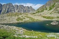 Horské jezero v Mengusovské dolině na Slovensku