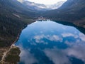 Mountain lake Morskie Oko in Tatra Mountains, Poland Royalty Free Stock Photo