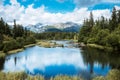 Mountain lake Nove Strbske pleso National Park High Tatras, Slovakia