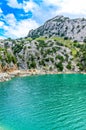 mountain lake Panta de Gorg Blau, Mallorca, Spain