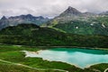 Mountain Lake, Silvretta, Tirol, Austria Royalty Free Stock Photo