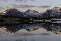 Mountain lake reflection landscape nature peak wallpaper