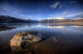 Mountain Lake Reflection - Twin Lakes, Colorado, USA Royalty Free Stock Photo